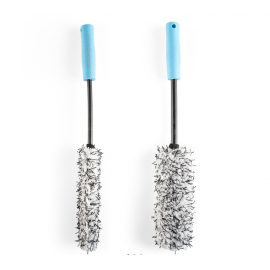 MicroSoft Wheel Brush Slim Плоская микрофибровая щетка для чистки дисков Shine Systems, миниатюра 