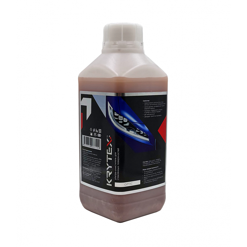 OPTIC Очиститель стеклянных поверхностей KRYTEX ECOCLEAN, картинка 1