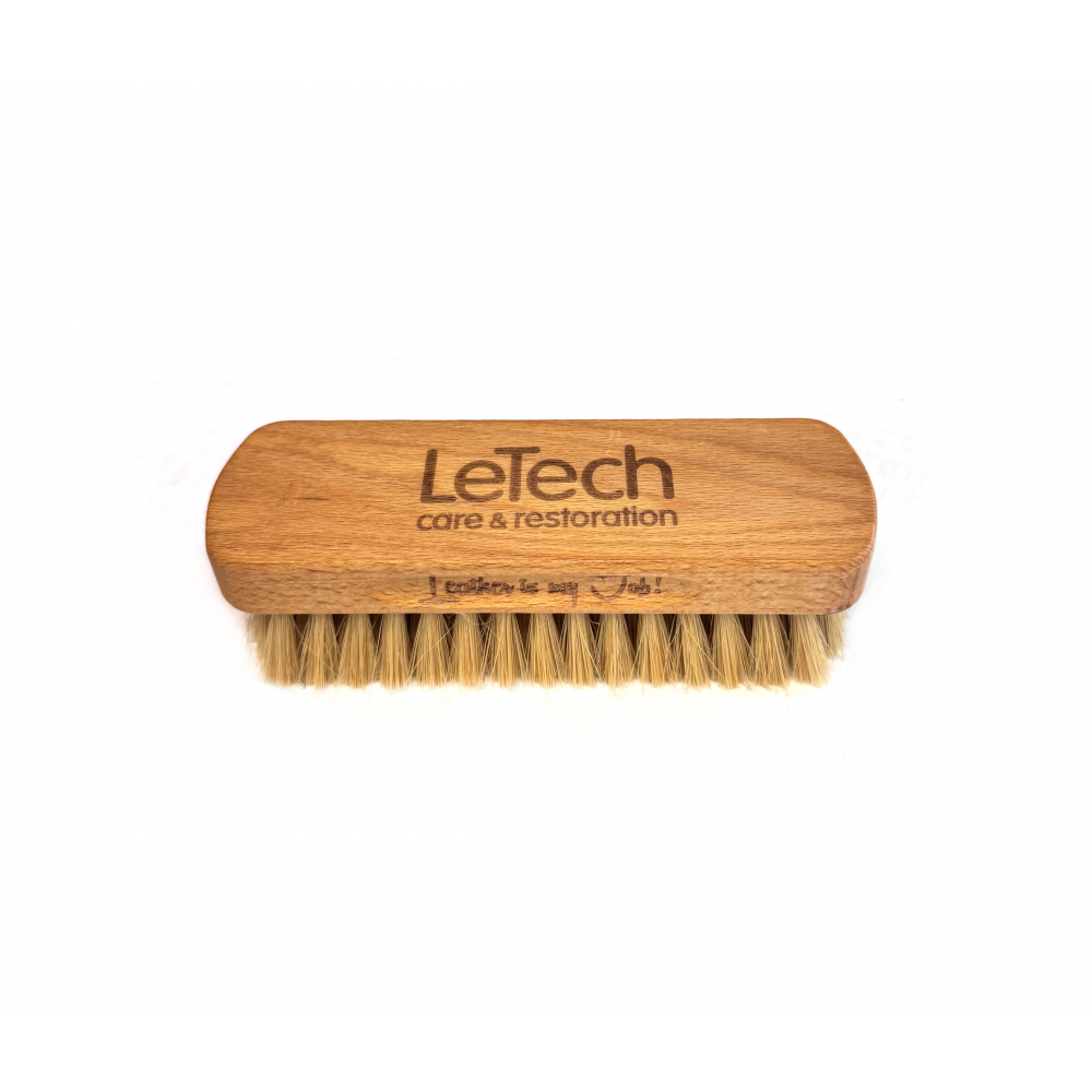 Щетка для чистки кожи Бук LeTech Leather Brush Premium, картинка 1