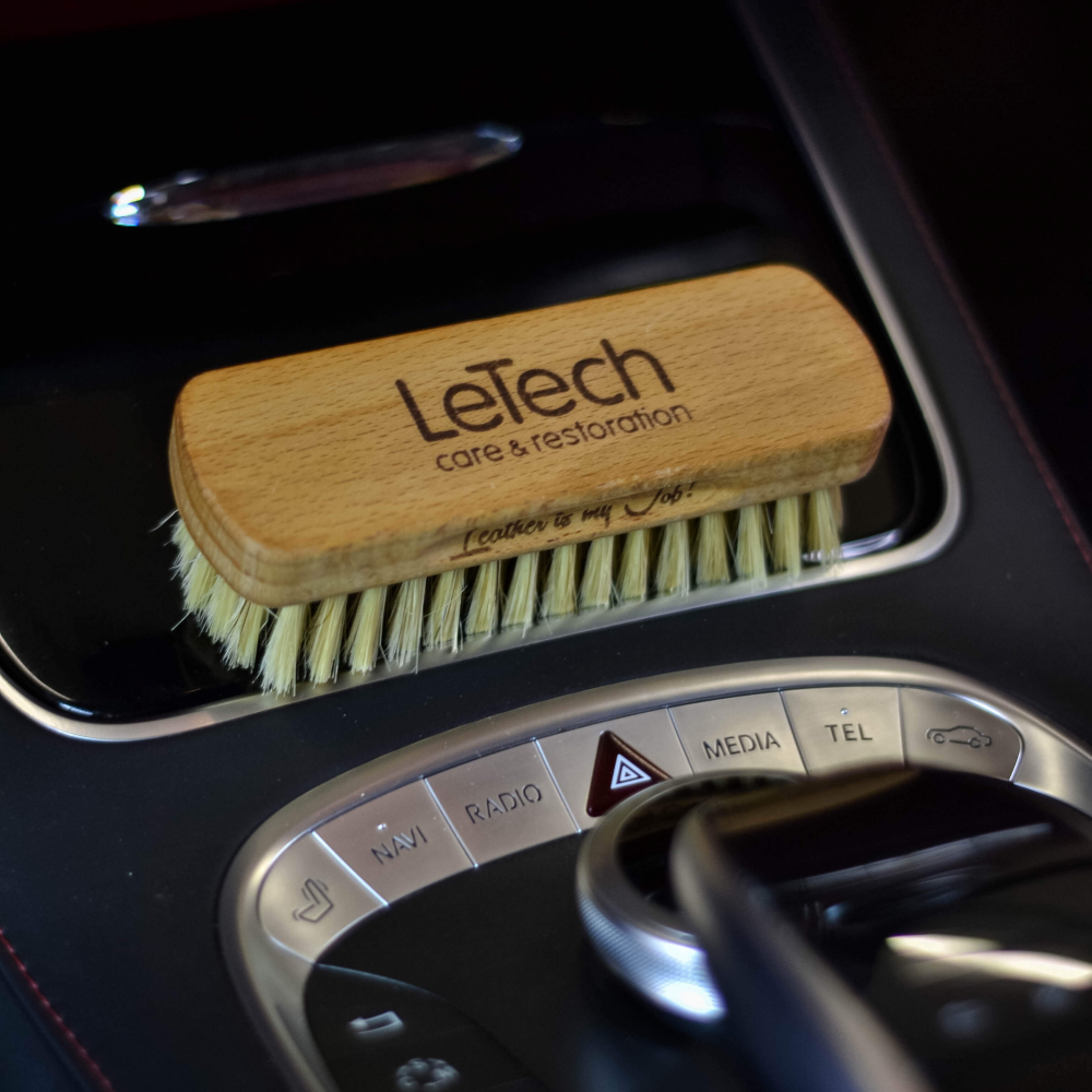 Щетка для чистки кожи Бук LeTech Leather Brush Premium, картинка 3