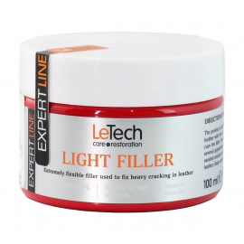 Leather Light Filler Жидкая красная кожа для ремонта LeTech, 100мл, миниатюра 
