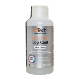 Leather Top Coat High Gloss Супер-глянцевый защитный лак для кожи LeTech, миниатюра 1