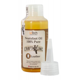 Neatsfoot Oil Leather 100% Pure Костное масло с ароматом натуральной кожи LeTech, 100мл, миниатюра 