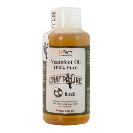 Neatsfoot Oil Birch 100% Pure Костное масло c ароматом дегтя LeTech, 100мл, миниатюра 