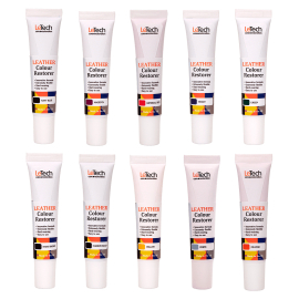 Leather Colour Restorer Kit Жидкая кожа для покраски LeTech, 15мл, миниатюра 