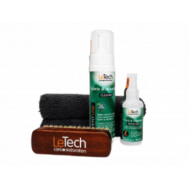 Fabric & Alcantara Care Combo Набор для чистки и защиты ткани, алькантары и велюра (без коробки) LeTech, 200мл, миниатюра 