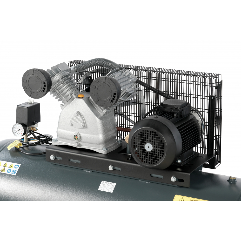 Компрессор поршневой с ременной передачей 380 В, ресивер 270 л, 880 л/мин NORDBERG, картинка 4