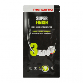 Super Finish Polish 3500 Низкоабразивная антиголограммная полировальная паста MENZERNA, 20мл, миниатюра 